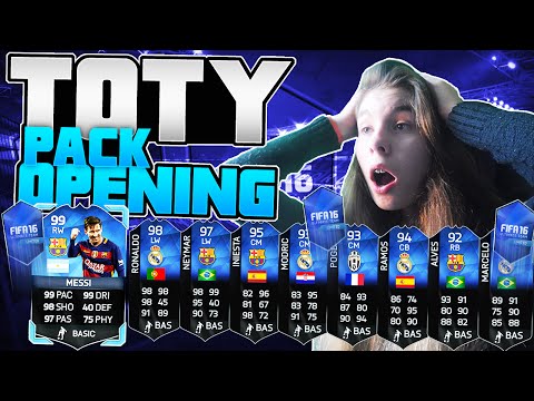I PACKED A TOTY!! HOLY SH*T ! 10X 100K PACKS | FIFA 16 TOTY