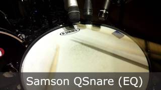 Video thumbnail for Snare Microphon Comparison: Samson QSnare - Sennheiser e604 - Shure SM 57 by Marius Schulte