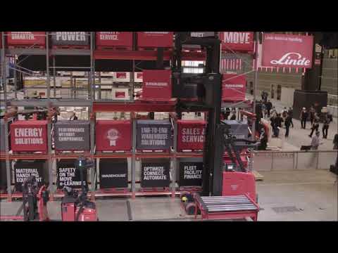 Automated Swing-Reach Truck