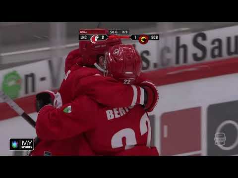 Lausanne HC - CP Berne 3-2 (0-0; 2-1; 1-1)