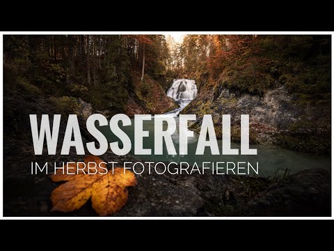 Wasserfall im Herbst fotografieren - Landschaftsfotografie mit Filtern