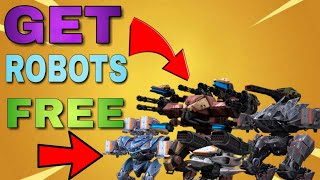 war robots how to get free robots tips