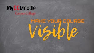 MyCCMoodle: Make Your Course Visible