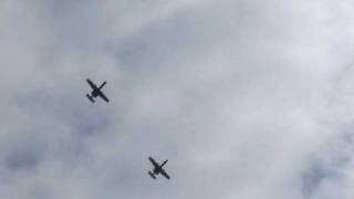 preview picture of video 'B-17 and A-10's flying over my house'