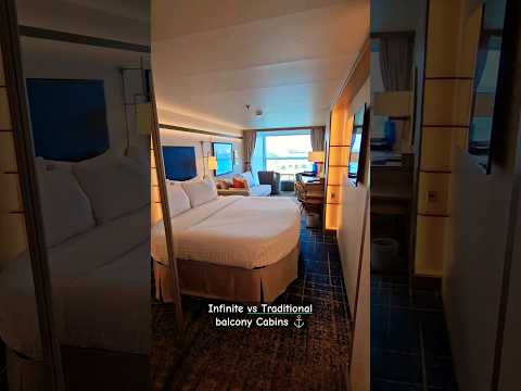 Icon of the Seas Balcony Cabin - Infinite vs Traditional #cruisecabin #iconoftheseas #royalcaribbean