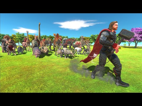 THOR vs ALL UNITS - Animal Revolt Battle Simulator