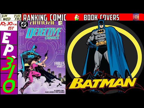 Ranking Detective Comics  Annual Comic Book Covers 1 - 12