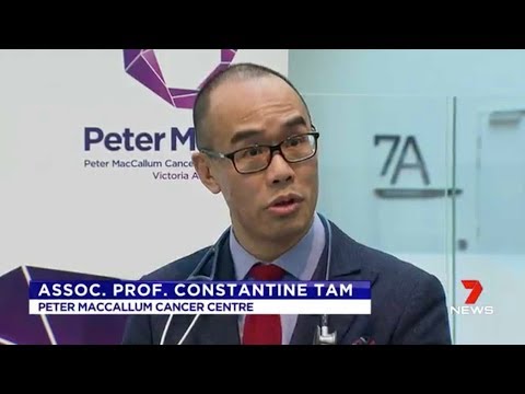 Seven News: PBS announcement at Peter Mac