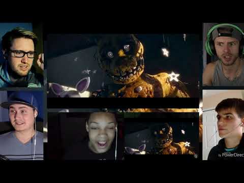 [SFM] Two Evil Eyes: Chapter 2 - Five Nights at Freddy's | FNAF Animation [REACTION MASH-UP]