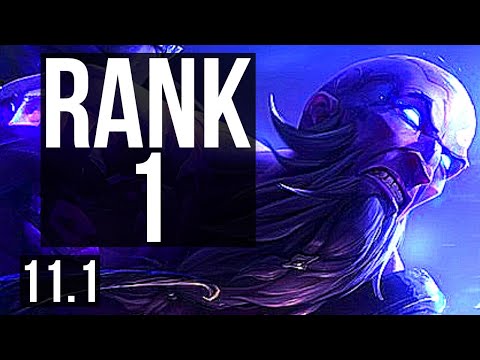 RYZE vs CASSIOPEIA (MID) (DEFEAT) | Rank 1 | BR Challenger | v11.1