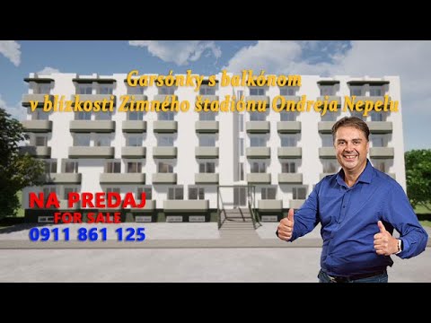 Apartmány s balkónom v blízkosti Zimného štadiónu a farmaceutickej fakulty UK