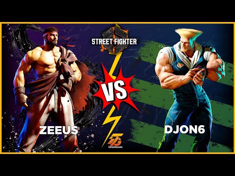 SF6 ➣  RYU VS GUILE  - ZEEUS VS DJON6 - FT10【Street Fighter 6】