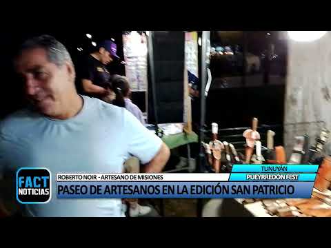 Tunuyán: Roberto Noir, de Misiones al Pueyrredón Fest, edición San Patricio