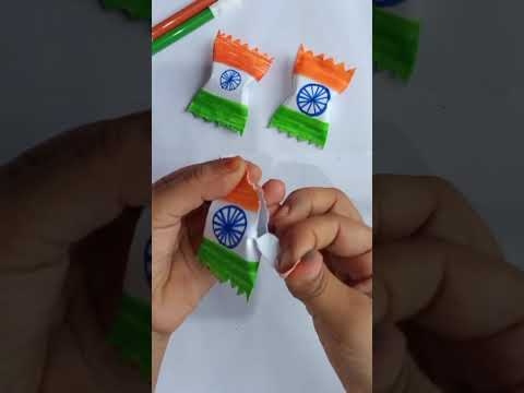 indian flag toffee #shorts #trending #viral #india #flag #toffee #indianflag #art #craft #bharat