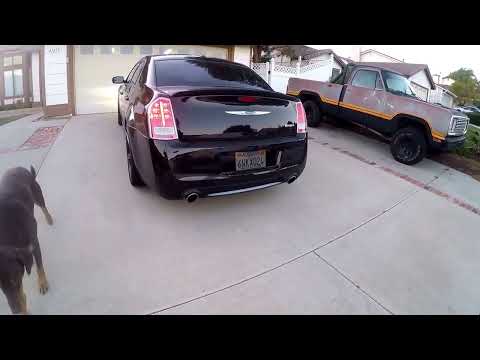 2012 Chrysler 300SRT8 with QTP Low Pro cutouts