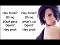 Luis Fonsi, Demi Lovato -  Échame La Culpa lyrics English Spanish