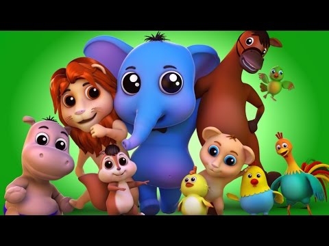 Animal Sound Video for Kids | Farm Animal Nursery Rhymes & Songs for Babies by Farmees Video