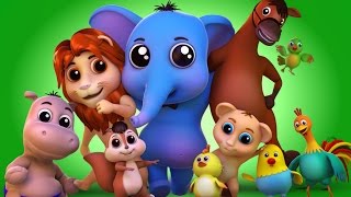 Animal Sound Video for Kids | Farm Animal Nursery Rhymes & Songs for Babies by Farmees