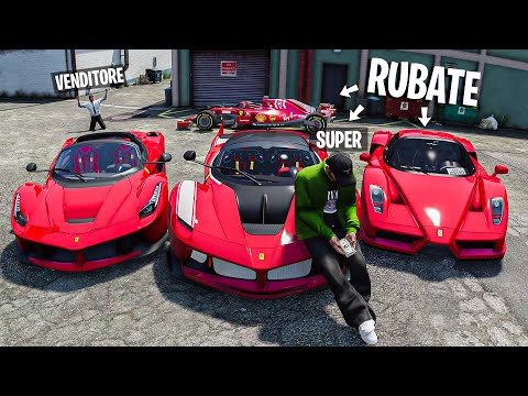 I steal ALL the FERRARIs from the dealership in GTA 5 RP!