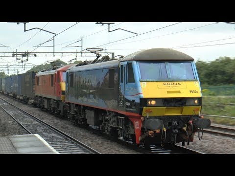90024 (Malcolm Rail) + 90018 @ Acton Bridge 21-07-17