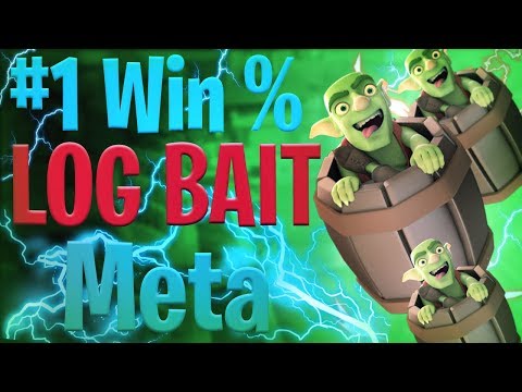*6100+ UNBEATABLE!!* HIGHEST WIN% PRINCE RASCALS LOG BAIT DECK DOMINATES META! BEST BAIT DECK EVER!