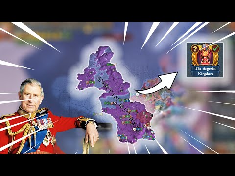 İngiltere'yle TEK tuş ile TÜM FRANSAYI YUTMAK - Eu4 1.36 Angevin-İngiltere