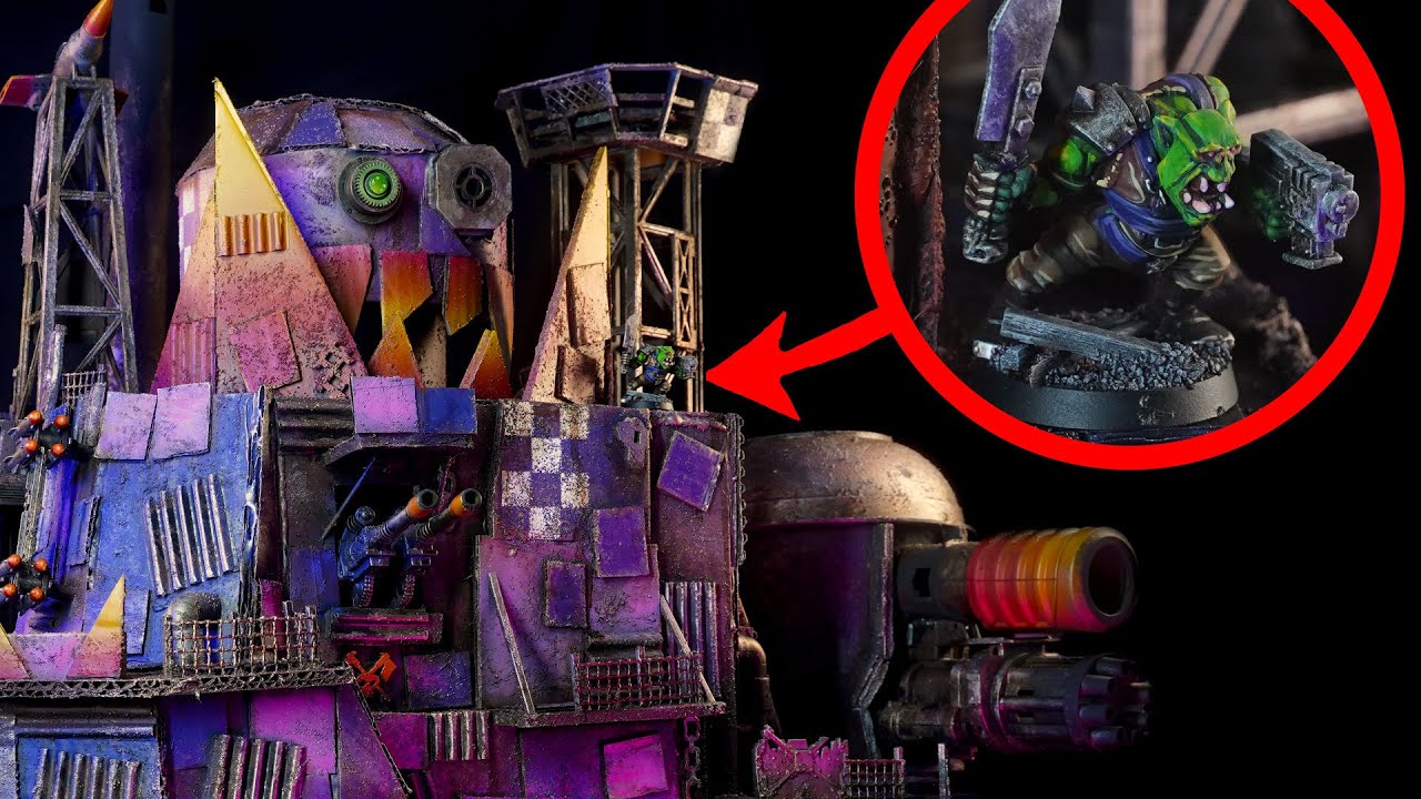 SCRAP TITAN: making a stupidly huge Warhammer Gargant model from JUNK