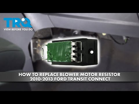 How to Replace Blower Motor Resistor 2010-2013 Ford Transit Connect