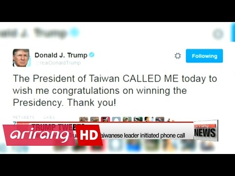 Trump breaks US policy with Taiwan call