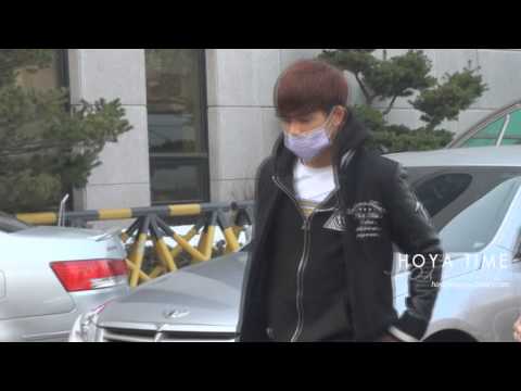 130117 인피니트H 열린음악회 리허설 출근