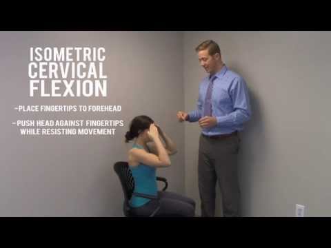 Keith Clinic - Strengthening Exercise #1 Iso Cervical Flexion