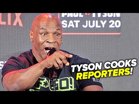 Mike Tyson GOES OFF ON REPORTER when asked if he's TOO OLD to fight Jake Paul!