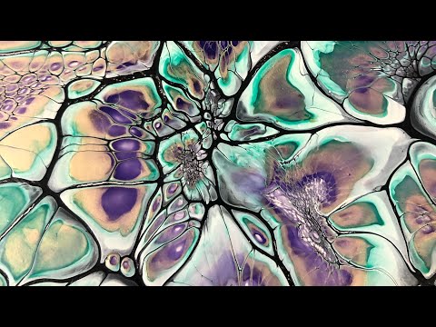 #247. Part III -- Art Alchemy Blooms! SO PRETTY! /bloom technique/fluid art/sheleeart technique
