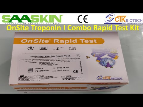 Ctk biotech cassette onsite troponin rapid test