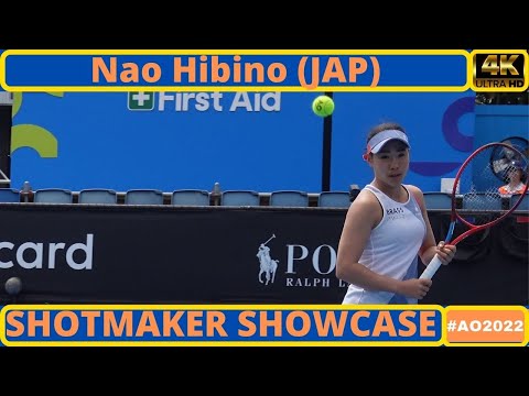 ⁴ᴷ #ao2022 Nao Hibino (JPN) [15] vs Lucia Bronzetti (ITL) [26] | ShotMaker ShowCase | Indian Wells