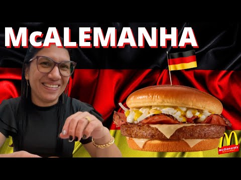 McALEMANHA DO McDONALDS 🍔Sanduíches da Copa 2022