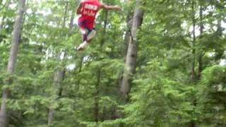 preview picture of video 'Holy Cow (HC) Swing at Cottage Hill Academy Ropes Course'