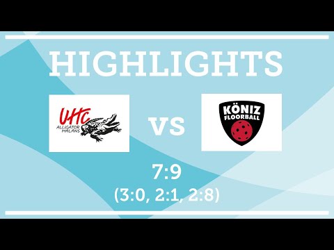 Highlights 7. TV-Spiel: UHC Alligator Malans vs. Floorball Köniz
