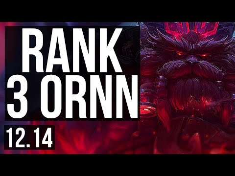 ORNN vs SEJU (TOP) | Rank 3 Ornn, 3/1/12 | KR Challenger | 12.14
