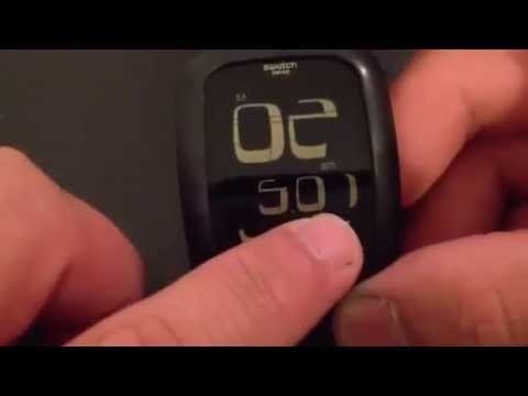 comment regler l'heure sur swatch touch