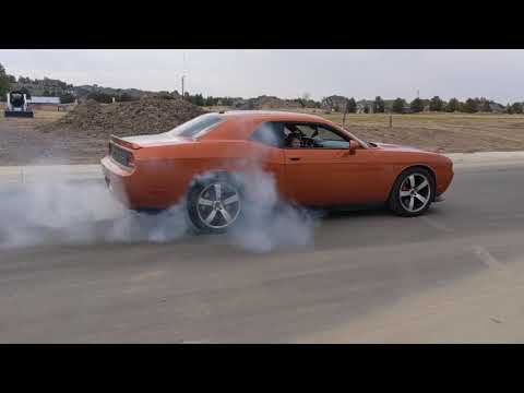 2011 Dodge Challenger SRT8 392 HEMI -  Borla ATAK exhaust - first burnout