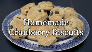 Homemade Cranberry Biscuits - Perfect for Christmas