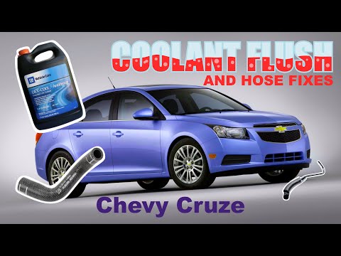 Chevy Cruze Coolant Flush and Engine Oil Cooler and Turbo Cooler Line Fixes