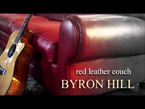 Byron Hill - Red Leather Couch