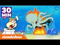 SpongeBob | 30 minuten Sandy's Boomkoepel die wordt vernield! | Nickelodeon Nederlands