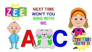 Our ABC Song | Faster, faster | ZEE version | NurseryTracks