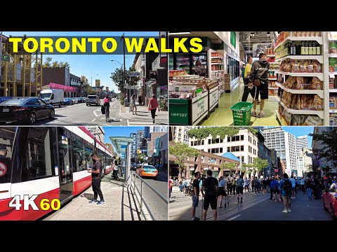 Toronto Harbord Village & New T&T Walk + Streetcar Ride (Sept 2021)