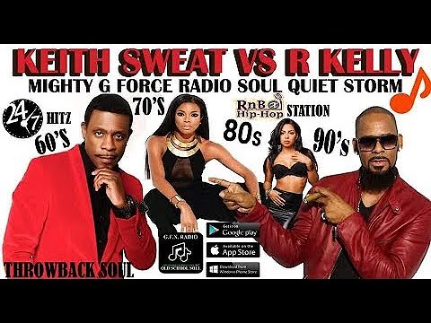 Keith Sweat vs R Kelly  Back 2 Back Slow Jams Quiet Storm Mix