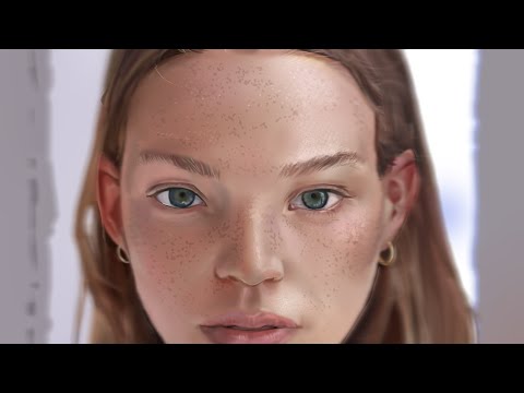 Rebecca Longendyke portrait - Digital painting