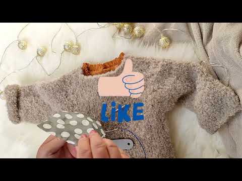 Schäfchen Pullover - Gr 74/80 Stricken mit Blida - Kurzanleitung - Podcast